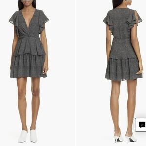 A.L.C. | Dresses | Alc 6 Fiona Belted Pleated Pliss Halter Midi Dress Navy  Women Formal Gown | Poshmark
